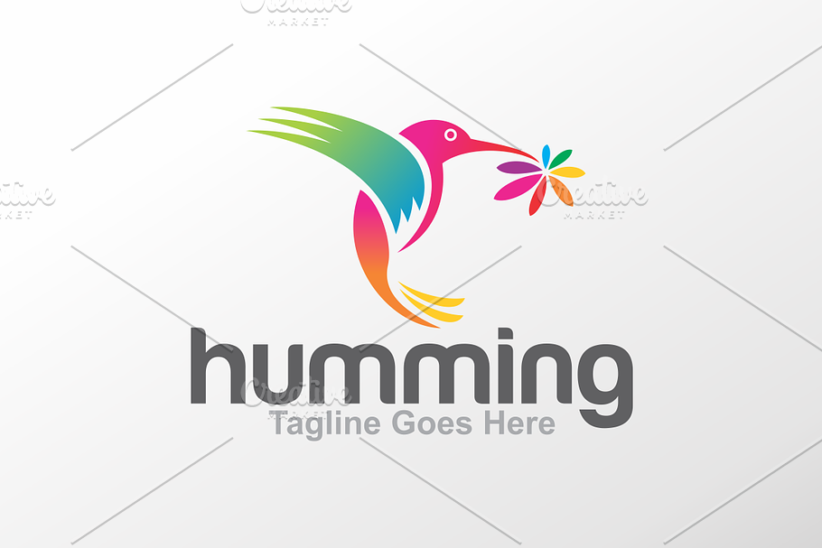Humming Logo in Logo Templates - product preview 8