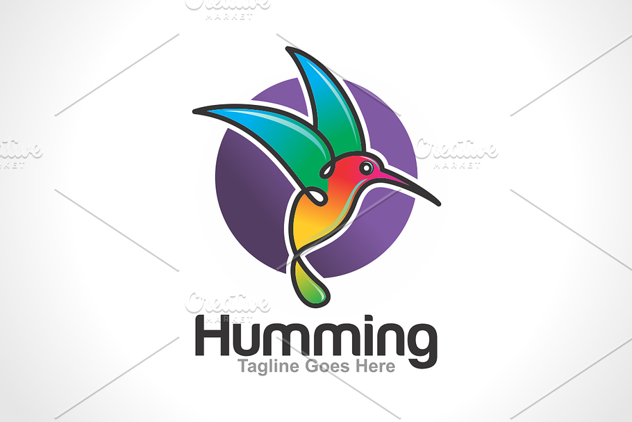 Humming Bird V.2 in Logo Templates - product preview 8
