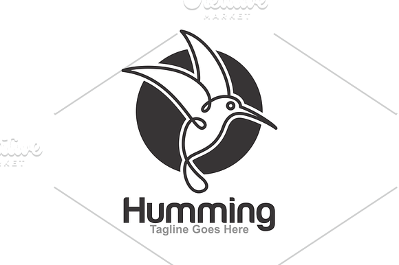 Humming Bird V.2 in Logo Templates - product preview 1