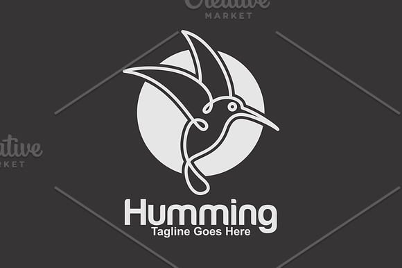 Humming Bird V.2 in Logo Templates - product preview 2