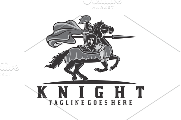 Knight V.4 in Logo Templates - product preview 2