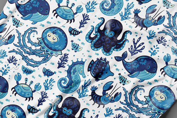 Ocean Life in Illustrations - product preview 7