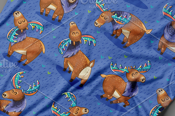 Rainbow Mooses in Illustrations - product preview 9
