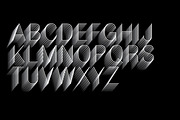 gradient typography vector