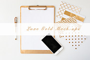 Gold Luxe Product Mockup Bundle