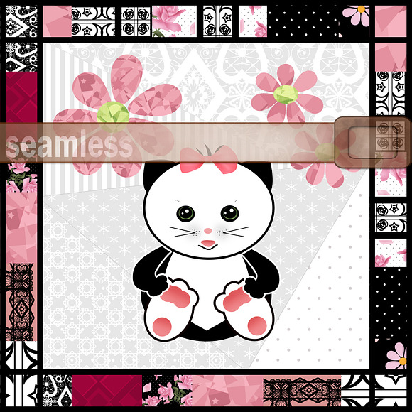 Kids seamless patterns cartoon in Patterns - product preview 3