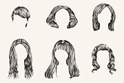 Hand Made various women hair styles