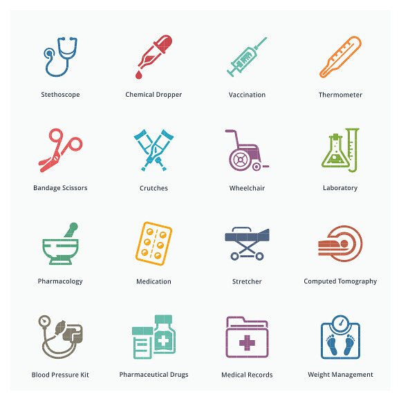 Medical Equipment & Supplies Icons in Graphics - product preview 1