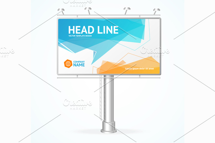 Billboard Concept. Vector in Illustrations - product preview 8