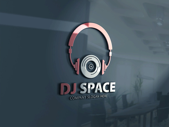 Dj Space Logo in Logo Templates - product preview 3