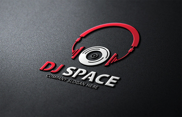 Dj Space Logo in Logo Templates - product preview 5