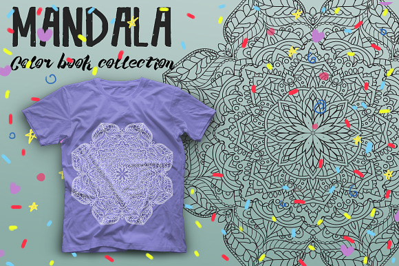 SALE!Mandala!Color book for adult. in Illustrations - product preview 3