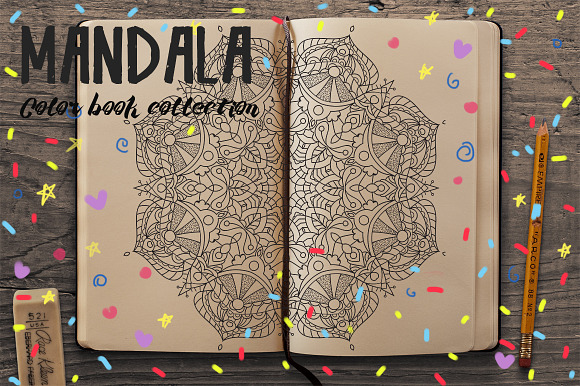 SALE!Mandala!Color book for adult. in Illustrations - product preview 4