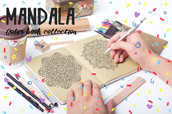 SALE!Mandala!Color book for adult. in Illustrations - product preview 5