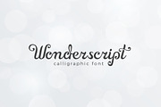 Wonderscript Calligraphic Font