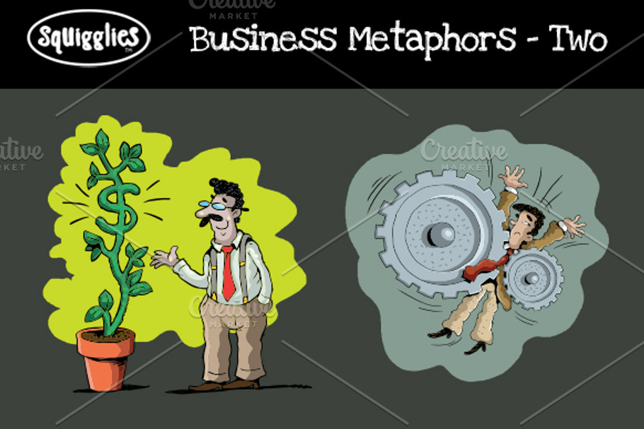 Business Metaphors2 (10 Image Set)