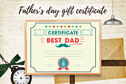 Father's day gift certificate