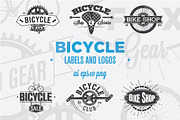 12 Bicycle Labels and Logos