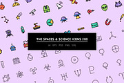 The Spaces & Science Icons 200