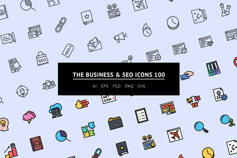 The Business & SEO Icons 100