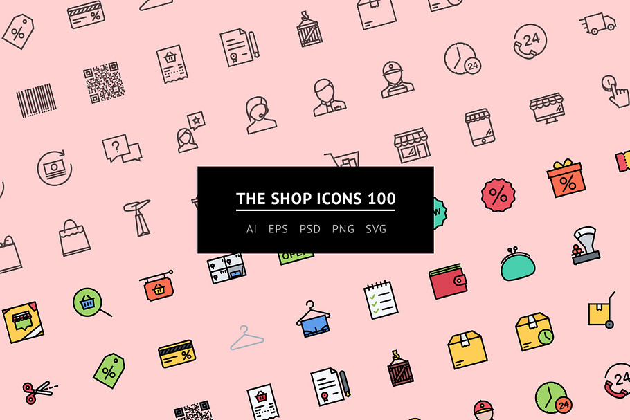 The Shop Icons 100