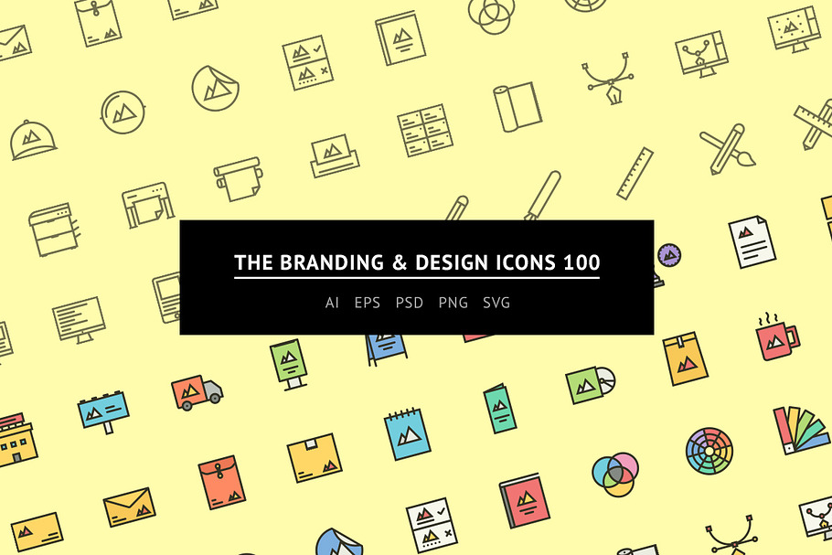 The Branding & Design Icons 100