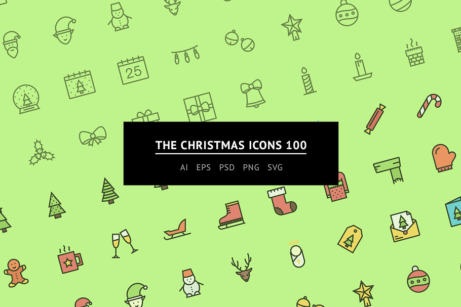 The Christmas Icons 100