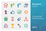 Business Icons Set 2 | Colored