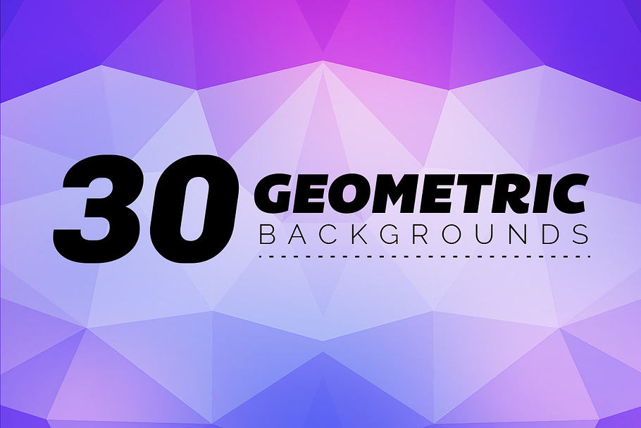 Geometric Backgrounds 30 - 1