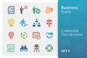 Business Icons Set 3 | Colored