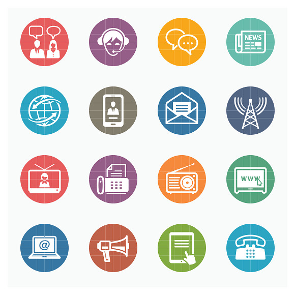 Communication Icons Set 2 | Colored in Icons - product preview 2