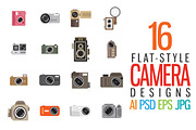 Flat-Style Cameras