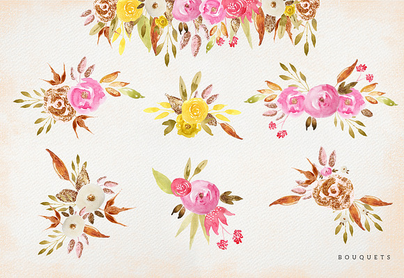 A Little Glitter Flowers in Illustrations - product preview 3