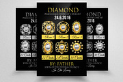 Diamond Jewllery Shop Business Flyer