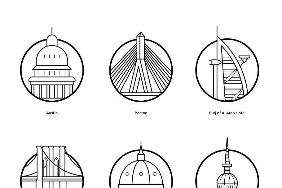World Cities Illustrations in Illustrations - product preview 8