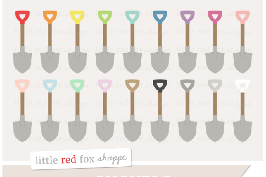 Shovel Clipart in Illustrations - product preview 8