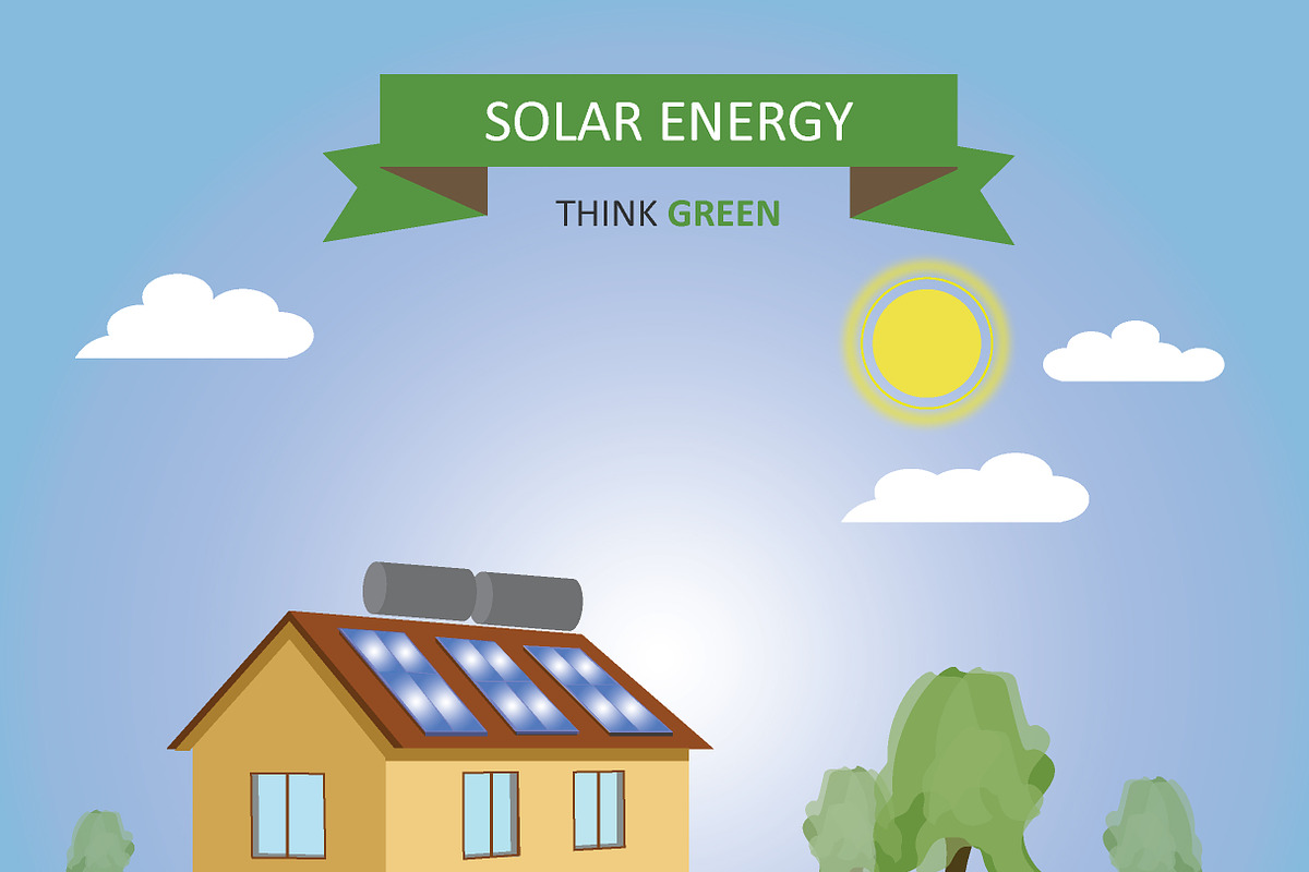 Solar panels in Illustrations - product preview 8
