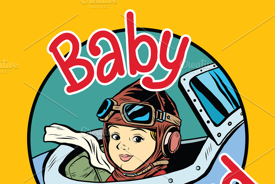 Baby on Board pilot in Illustrations - product preview 8