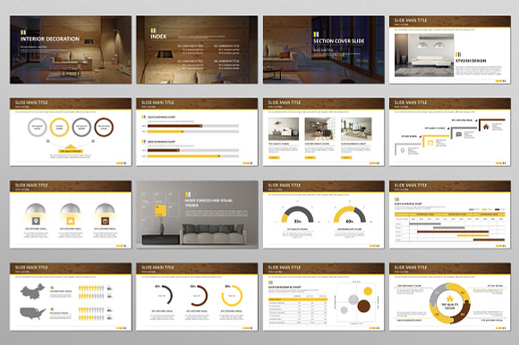 Interior Decoration PPT in PowerPoint Templates - product preview 1