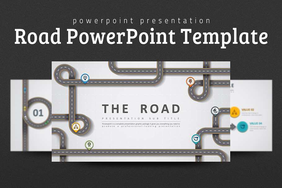 Road PowerPoint Template in PowerPoint Templates - product preview 8