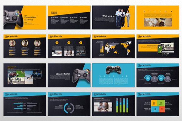 Game Presentation Template in PowerPoint Templates - product preview 1