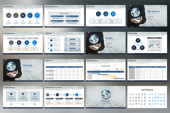 Global Marketing Strategy PPT in PowerPoint Templates - product preview 2