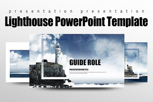 Lighthouse PowerPoint Template in PowerPoint Templates - product preview 2