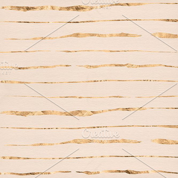 Rose Gold Marbles in Metallic Foil in Patterns - product preview 3
