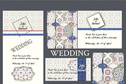 WEDDING invitations, Patchwork
