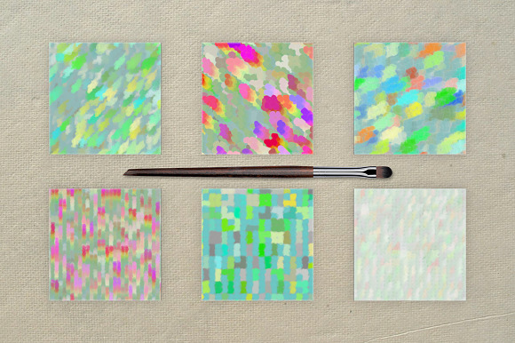12 abstract watercolor spots papers in Patterns - product preview 2