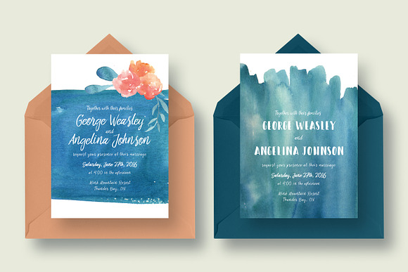 Something Blue Wedding Collection in Wedding Templates - product preview 1