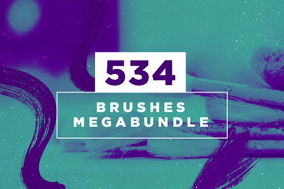 534 Photoshop Brushes Megabundle in Add-Ons - product preview 3
