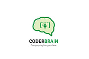 Coder Brain Logo