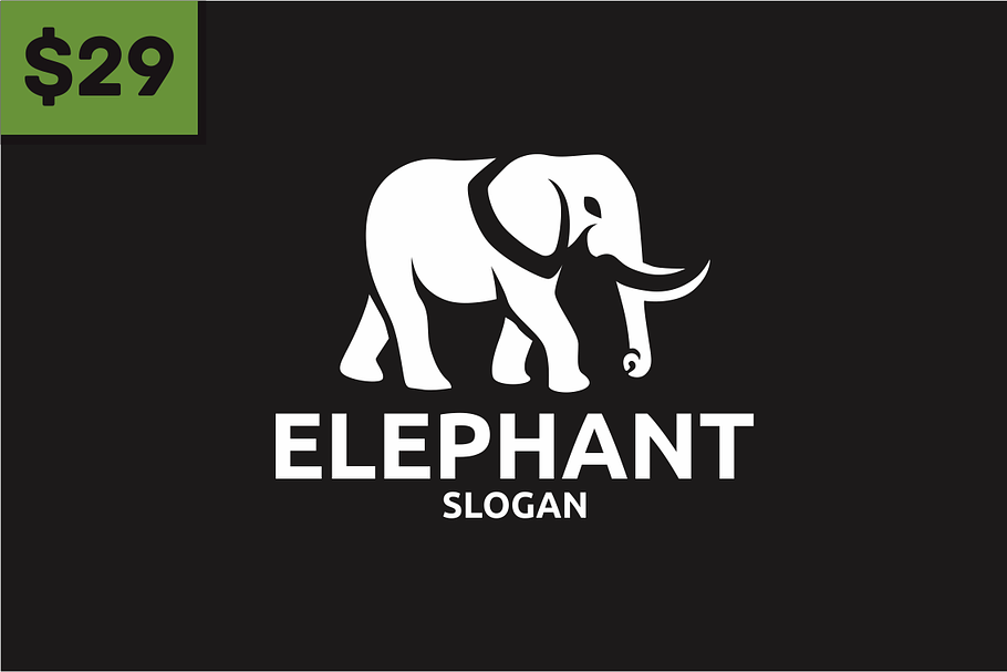 Elephant in Logo Templates - product preview 8